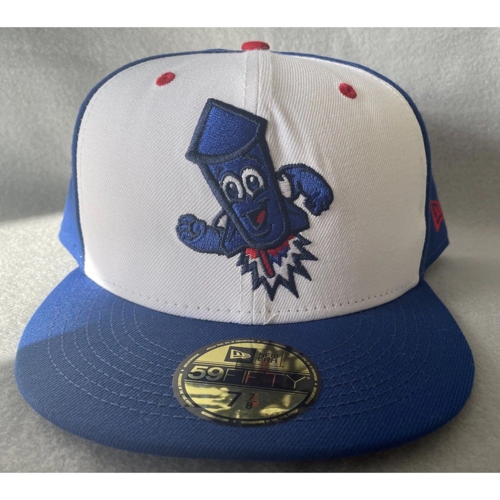 WORCESTER RED SOX (WOOSOX) 7-7/8 NEW ERA 5950 MINOR LEAGUE MENS FITTED HAT
